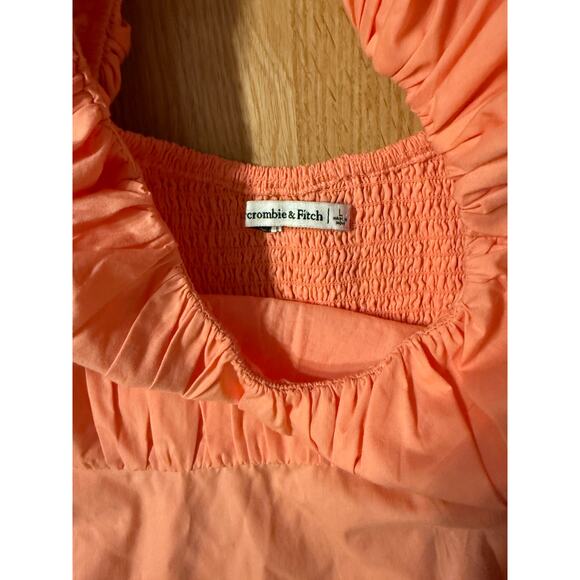 Abercrombie Apricot Dress Sz Large - Picture 4 of 4